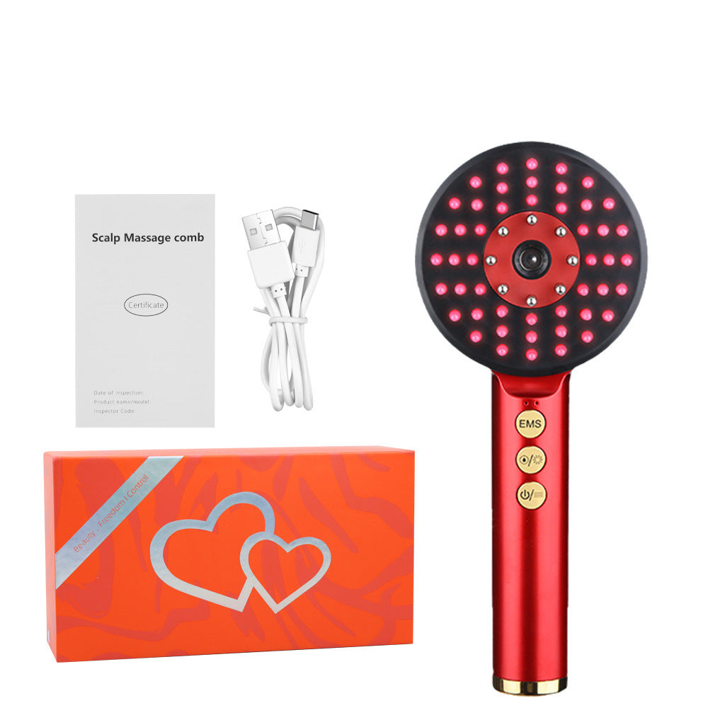 Scalp Massage Comb Red Light