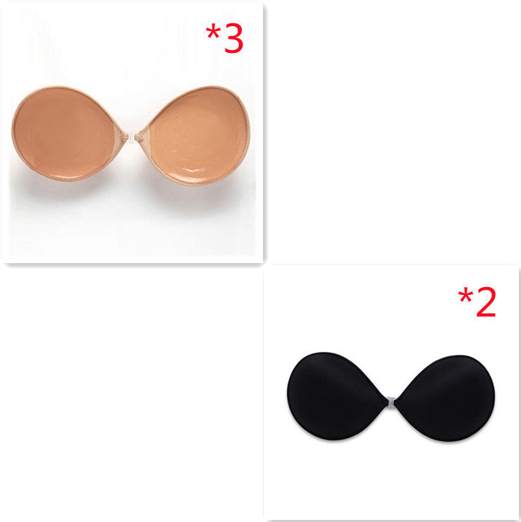 Push Up Strapless Invisible One Piece Silicone Bra