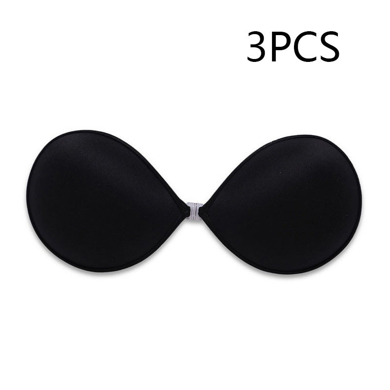 Push Up Strapless Invisible One Piece Silicone Bra
