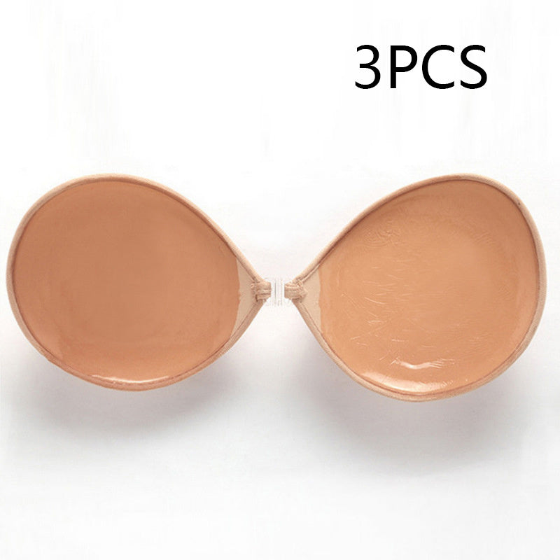 Push Up Strapless Invisible One Piece Silicone Bra