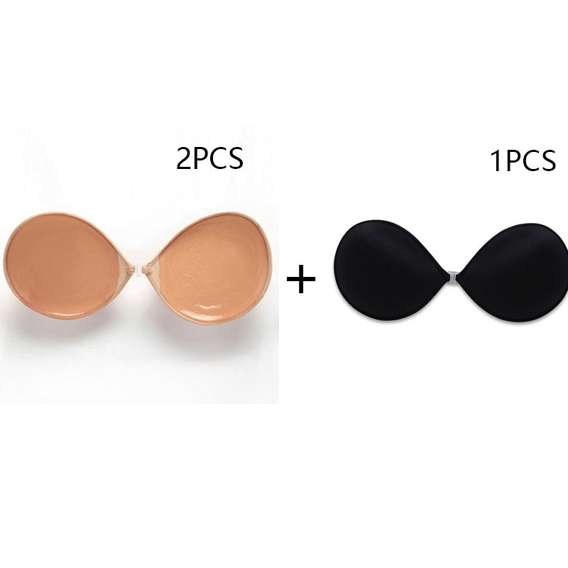 Push Up Strapless Invisible One Piece Silicone Bra