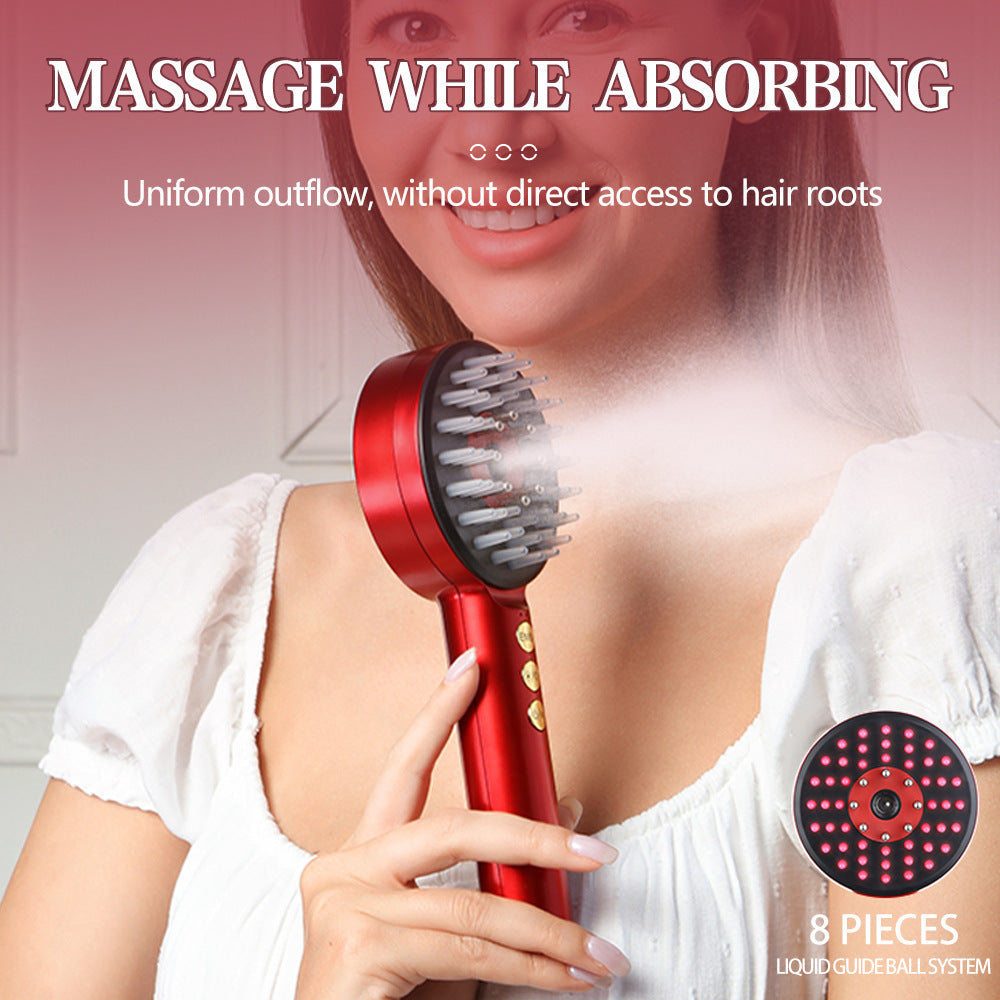 Scalp Massage Comb Red Light