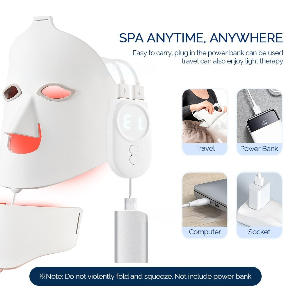 Silicone Mask Color Light 7 Colors Led Phototherapy