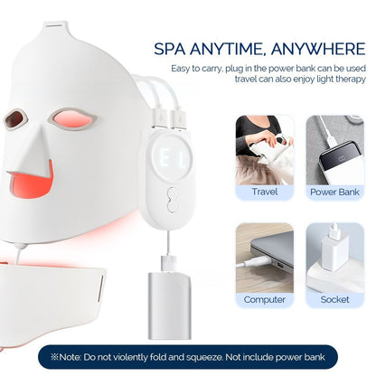 Silicone Mask Color Light 7 Colors Led Phototherapy